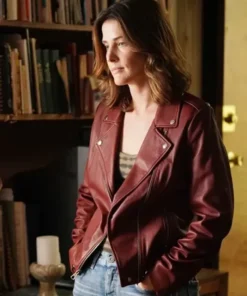 Stumptown S02 Cobie Smulders Red Biker Jacket