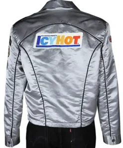 Stuntman Mike Icy Hot Death Proof Kurt Russell Satin Silver Jacket