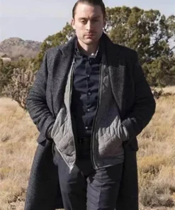 Succession S03 Kieran Culkin Black Parachute Puffer Jacket