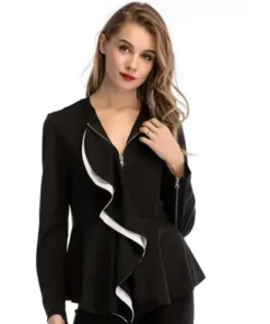 Succession S04 Gerri Kellman Bow Contrasting Jacket