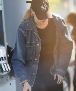 Suki Waterhouse Blue Jacket