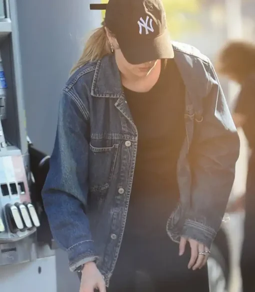 Suki Waterhouse Blue Jacket