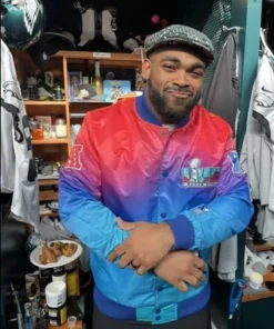 Super Bowl LVII Red And Blue Varsity Jacket