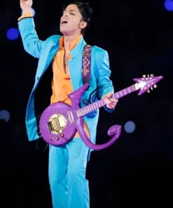 Super Bowl Prince Blue Suit
