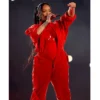 Super Bowl Rihanna Red Cotton Outfit