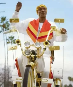 Super Bowl Snoop Dogg White Tracksuit