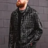 Super Bowl Travis Kelce Black Sequin Jacket