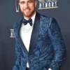Super Bowl Travis Kelce Pregame Blue Blazer