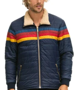 Superman and Lois Jonathan Kent Puffer Parachute Sherpa Jacket