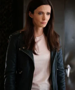 Superman and Lois Lane Black Biker Jacket