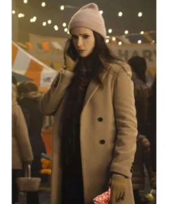 Superman and Lois Lane Double Breasted Wool Trench Coat