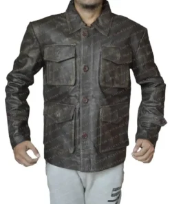 Supernatural Season 7 Dean Winchester Distressed Brown Jacket