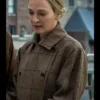 Suspicion Katherine Newman Brown Checkered Coat