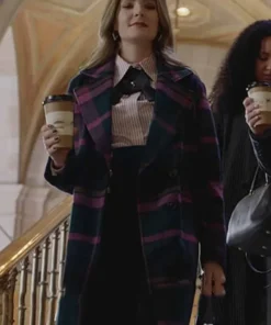 Sutton Brady The Bold Type S04 Plaid Long Coat