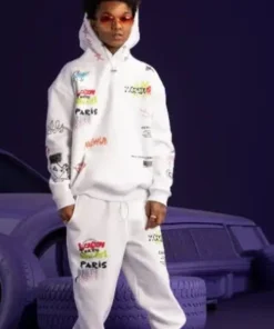 Swae Lee White Tracksuits