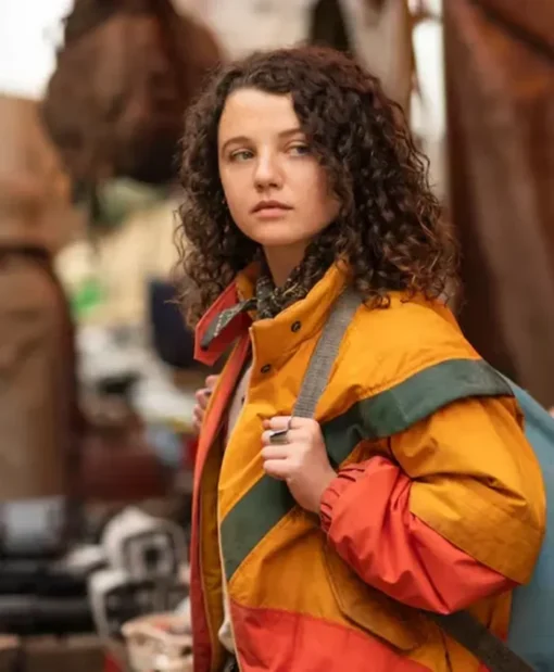 Sweet Tooth Bear Yellow and Orange Parachute Jacket