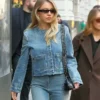 Sydney Sweeney Denim Crop Jacket