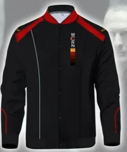 TV Series The Expanse MCRN Black Bomber Jacket