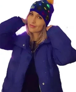 Taylor Tomlinson Comedian Blue Puffer Jacket