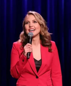 Taylor Tomlinson Red Blazer