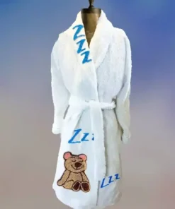 Teddy Bear Zzzs Chenille Bathrobe