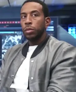 Tej Parker Jacket The Fate Of The Furious Grey Bomber