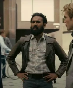 Tenet Ahmad Brown Leather Jacket