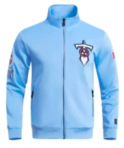 Tennessee Titans Brant Lang Blue Track Jacket