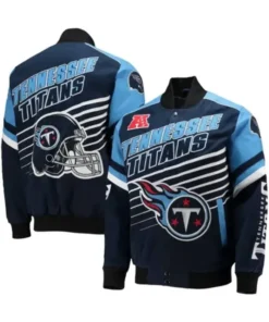 Tennessee Titans Lyda Ebert Printed Bomber Jacket