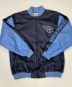 Tennessee Titans Tad Davis Full-Zip Bomber Jacket