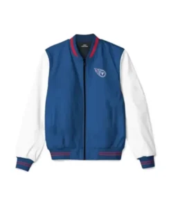 Tennessee Titans Toney Hand Blue Bomber Jacket