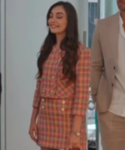 Thank You Next 2024 Zeynep Tugce Bayat Plaid Jacket