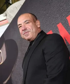 Thanksgiving 2023 Rick Hoffman Black Blazer