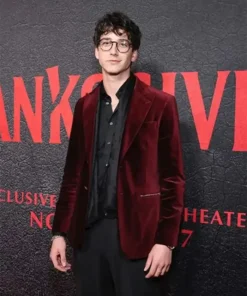 Thanksgiving 2023 Ryan Maroon Blazer