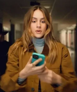 Thanksgiving Addison Rae Brown Cotton Jacket