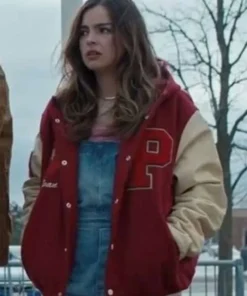 Thanksgiving Addison Rae Letterman Varsity Jacket