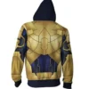 Thanos Avengers End Game Blue And Yellow Cotton Hoodie