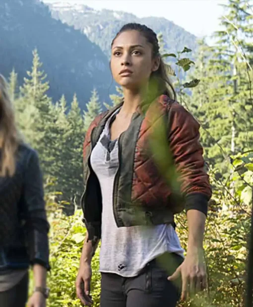 The 100 Raven Reyes Red Jacket
