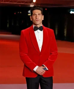 The Academy Gala 2023 Jon Bernthal Red Velvet Blazer