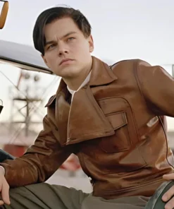The Aviator Howard Hughes Leather Jacket