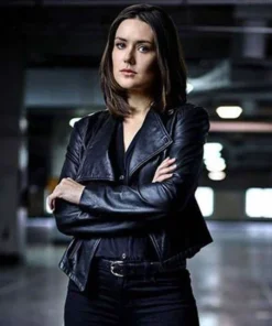 The Blacklist Elizabeth Keen Cropped Black Jacket