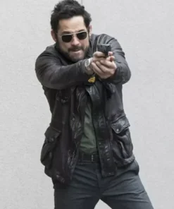 Enrique Murciano The Blacklist Julian Gale Brown Leather Jacket
