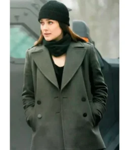 Megan Boone The Blacklist Elizabeth Keen Double Breasted Coat