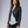 The Blacklist Redemption Nez Rowan Motorcycle Leather Jacket