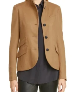 Laura Sohn The Blacklist S08 Alina Park Brown Jacket