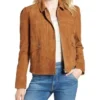 The Bold Type S02 E07 Sutton Brady Brown Suede Jacket