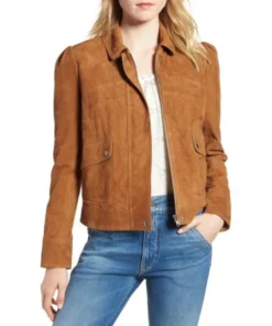 The Bold Type S02 E07 Sutton Brady Brown Suede Jacket