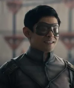 The Boys Blindspot Grey Leather Jacket