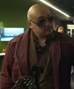 The Brothers Sun 2024 S01 Blood Boots Leather Jacket