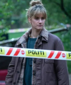 The Chestnut Man Danica Curcic Brown Cotton Jacket